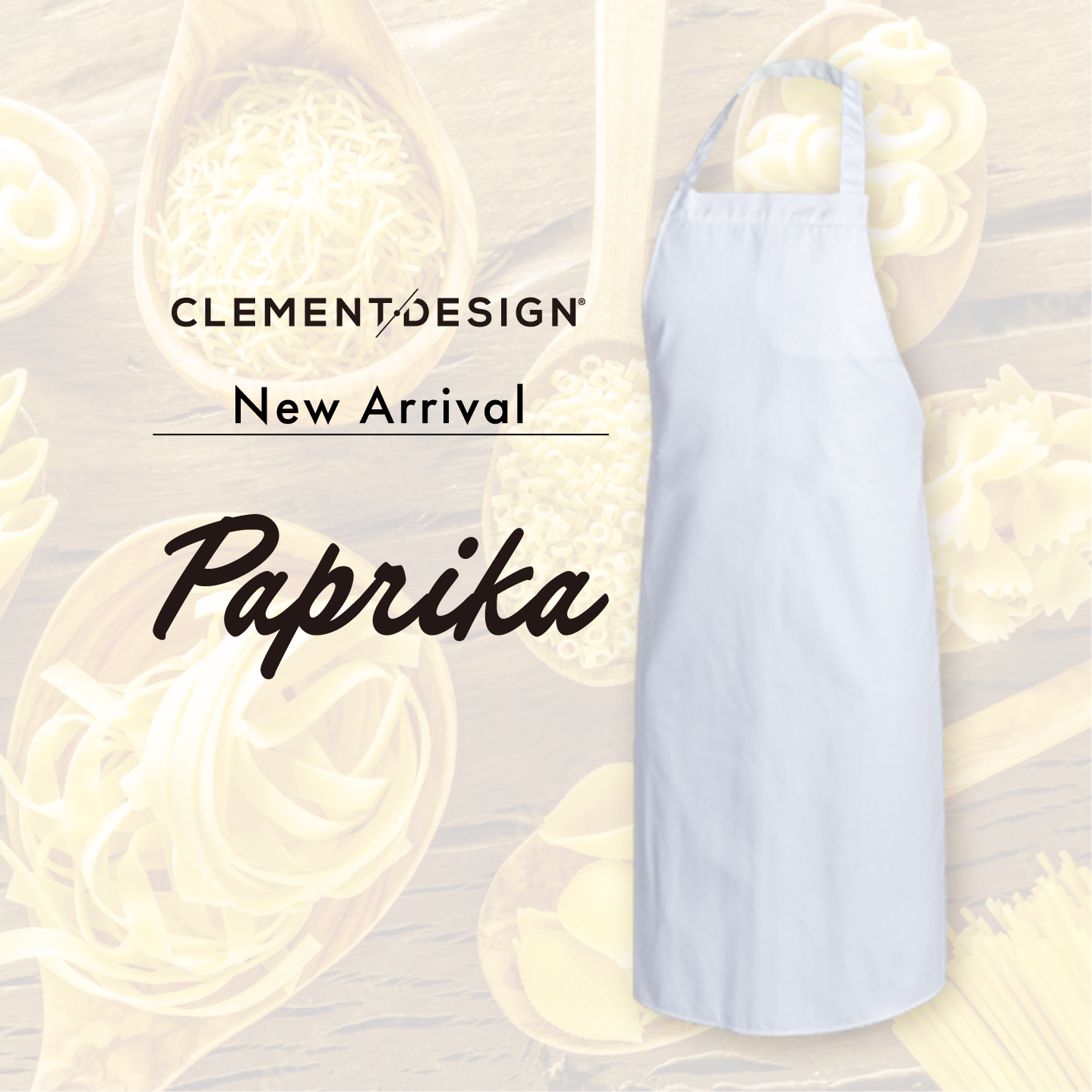 新商品「PAPRIKA」シェフエプロン発売のお知らせ